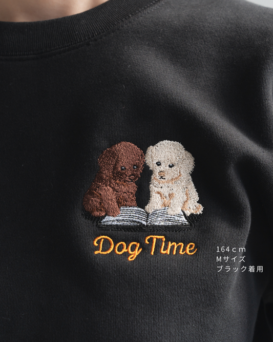 【トイプードル】クルーネックスウェット(1月初旬~1月中旬発送予定)