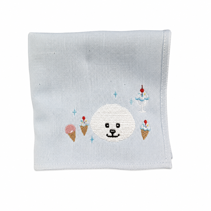アイスクリーム刺繡ハンカチ ディテール5