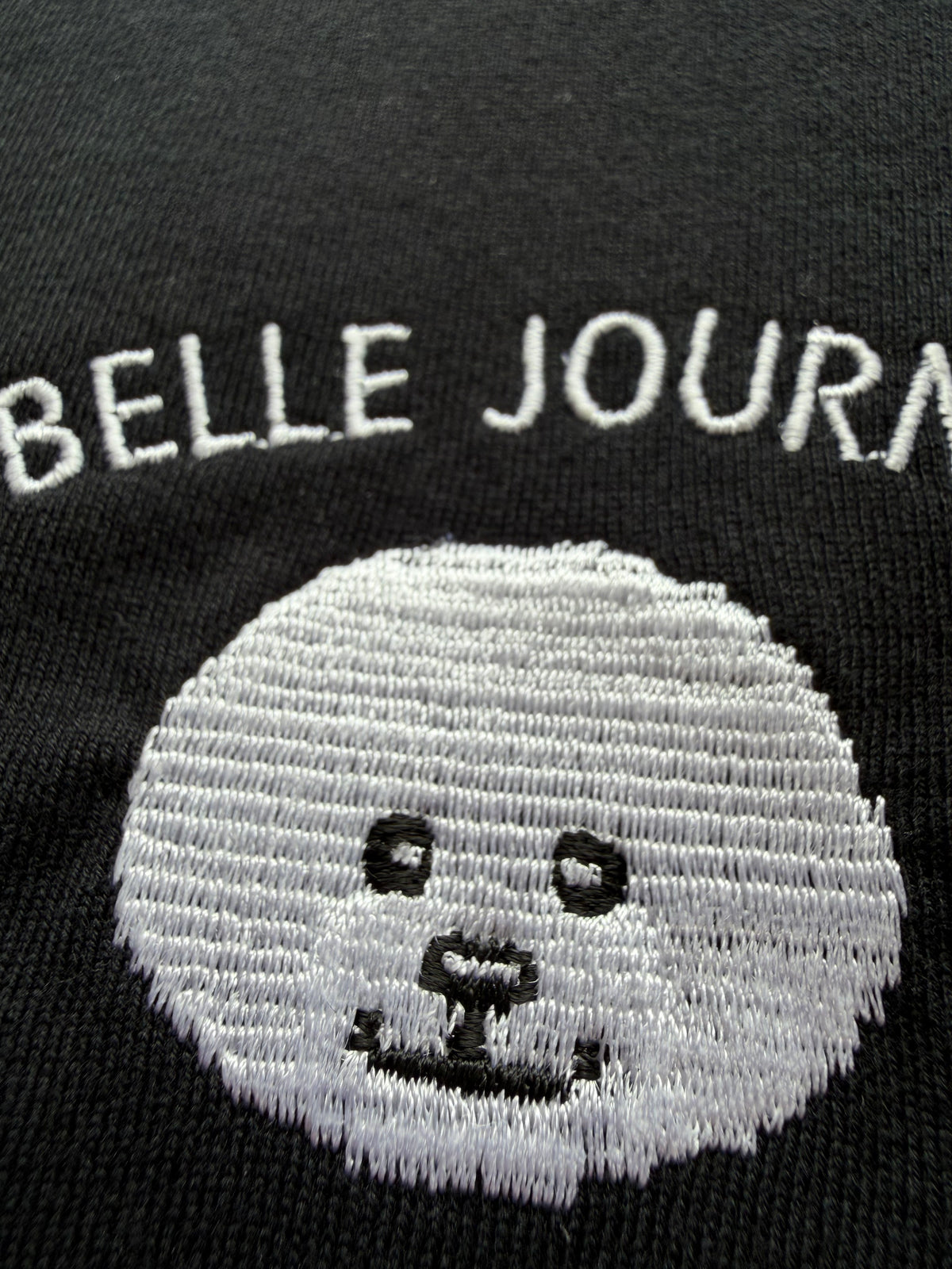 ビションフリーゼ刺繡アップ