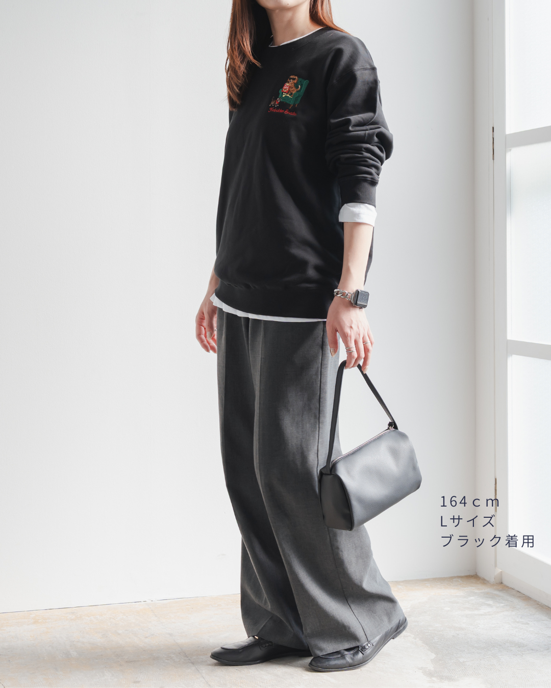 【ダックスフンド】クルーネックスウェット(1月初旬～1月中旬発送予定)