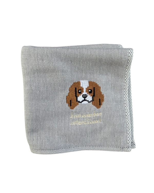 キャバリアの刺繡（アイスクリーム版のイメージ）