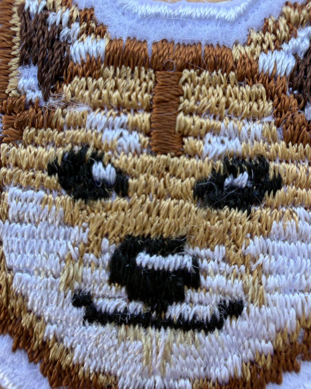 柴犬の刺繡ワッペン