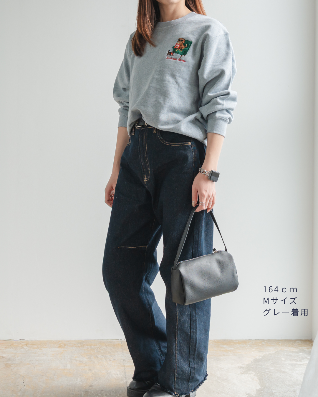 【ダックスフンド】クルーネックスウェット(1月初旬～1月中旬発送予定)