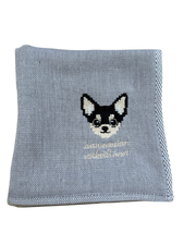 チワワの刺繡ハンカチ
