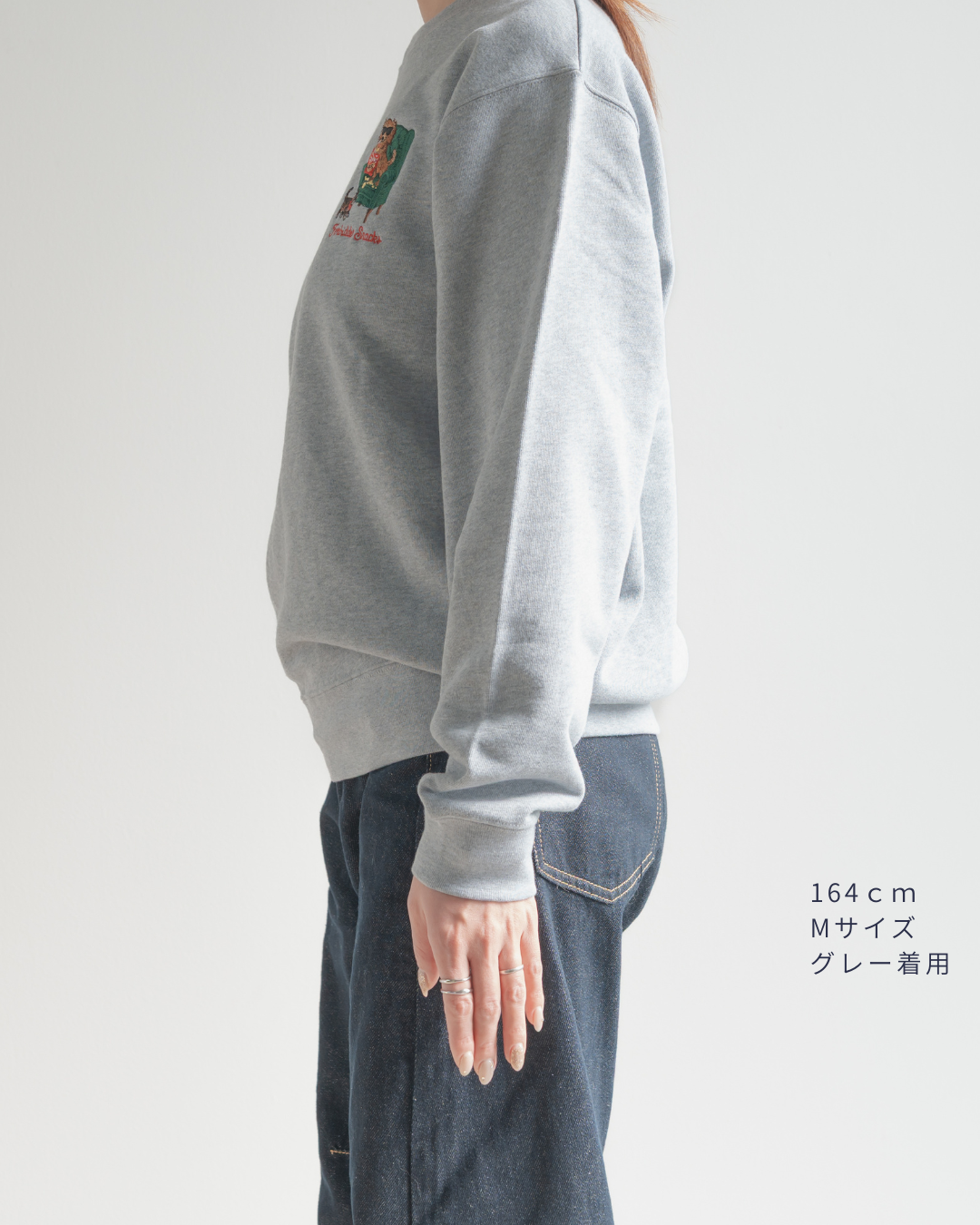 【ダックスフンド】クルーネックスウェット(1月初旬～1月中旬発送予定)