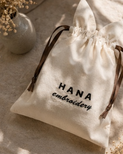 HANA刺繡 ギフト巾着