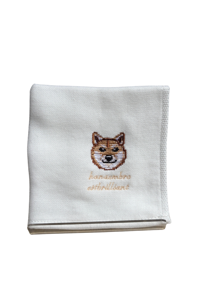 柴犬の刺繡（スイカ版のイメージ）