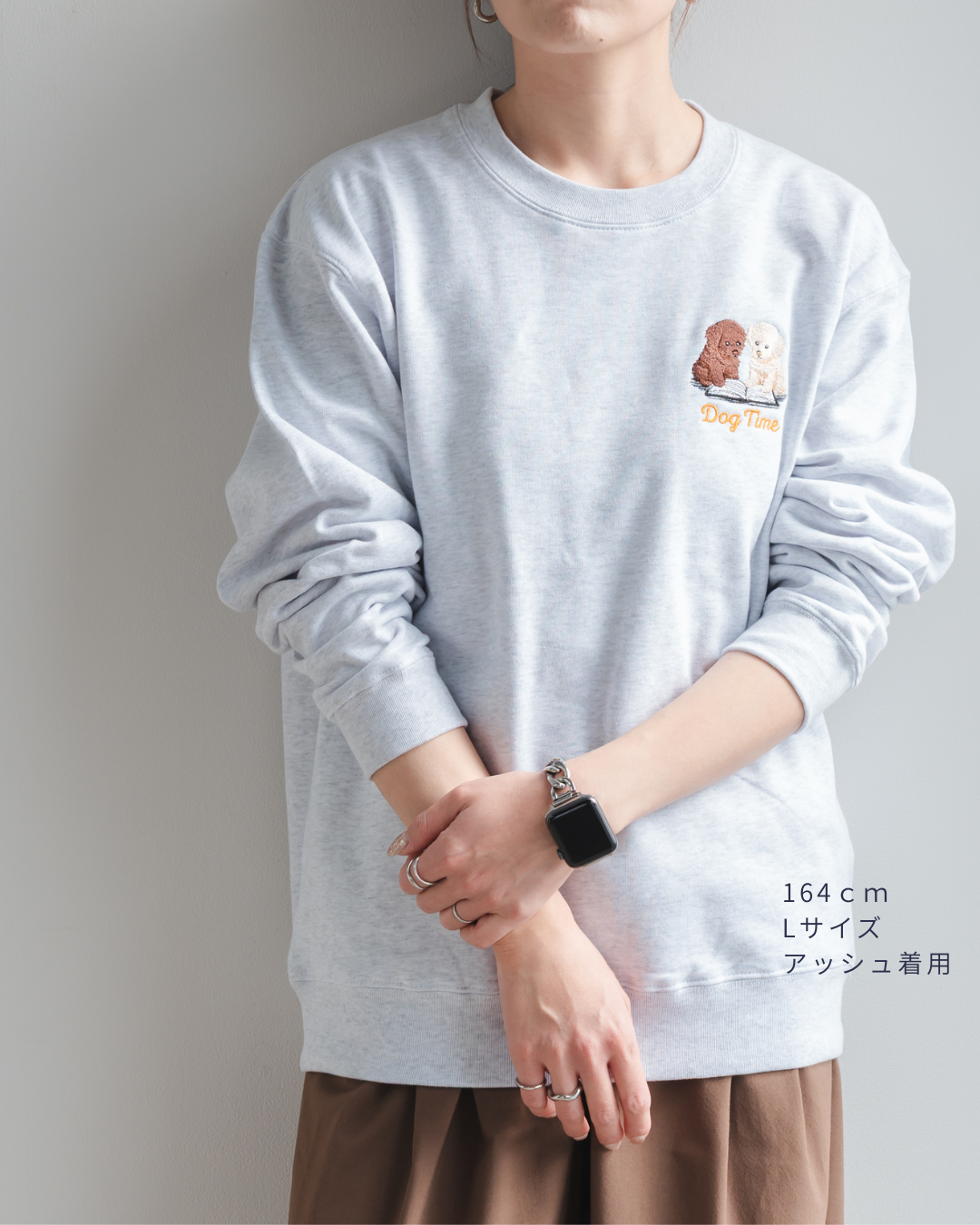 【トイプードル】クルーネックスウェット(1月初旬～1月中旬発送予定)