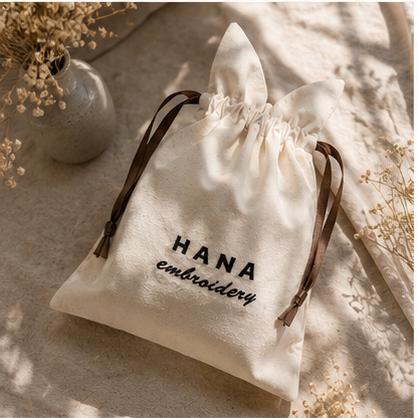 HANA刺繡 ギフト巾着