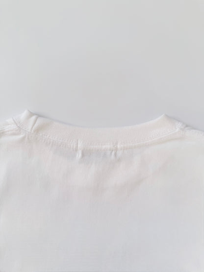 トイプードルのワンポイント刺繡ロングTシャツ (ブラウン)