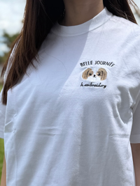 シーズーの刺繡Tシャツ