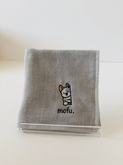 mofu. ハンカチ gray