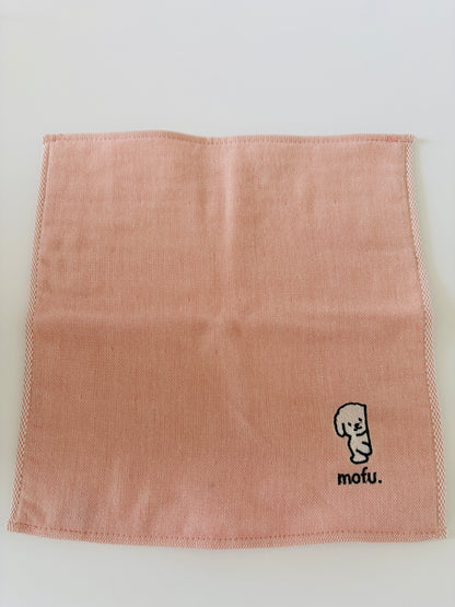 mofu. ハンカチ pink