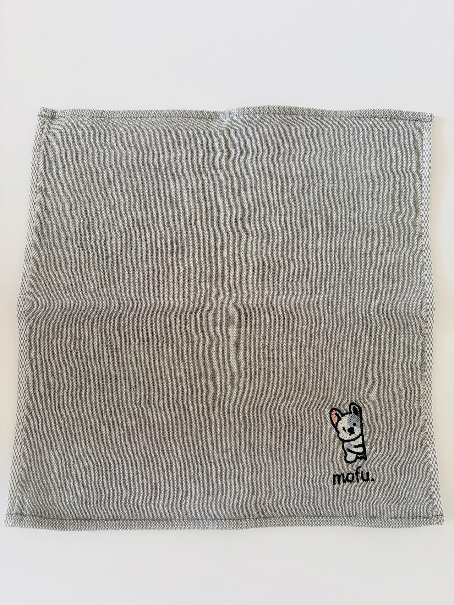 mofu. ハンカチ gray