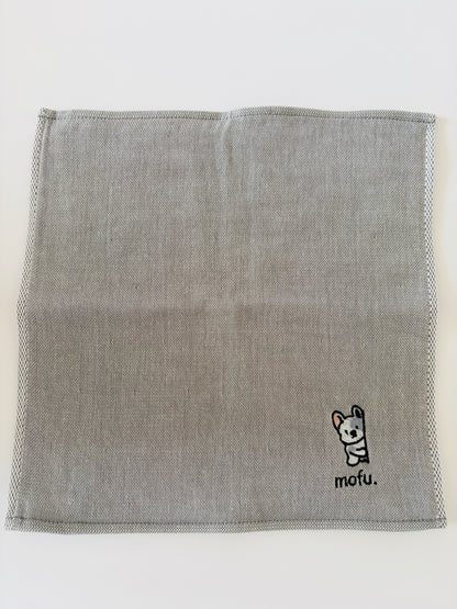 mofu. ハンカチ gray