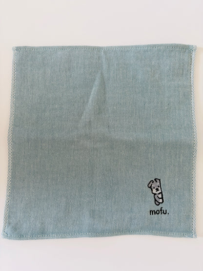mofu. ハンカチ blue