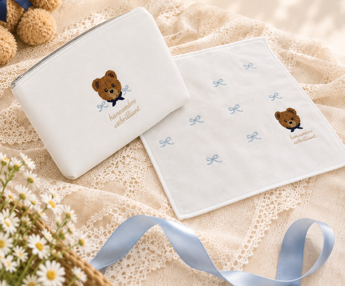 HANA Bear - Blue Ribbon Complete Set（2点セット）