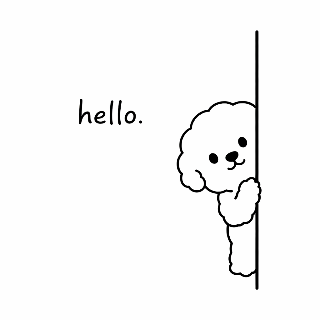 hello. mofuのキャラクターイラスト